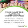 NaturesPlus Animal Parade Gold Children's Multivitamin - Orange Flavor - 120 Chewable Tablets, Pack of 2 - Gluten Free - 120 Total Servings view 3