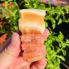 Natural Quartz Mineral Specimen Meat Pork Belly Bacon Stone Collection Gift 70mm-80mm 1pc view 1