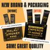 Halal Honey Extra Strength For Men Raw Organic Honey with Premium Natural Royal Jelly Bee Pollen & 100% Pure (Large Pack of 24 Honey Packets) view 2