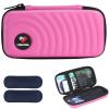 CDBXPRG Insulin Cooler Travel Case,Diabetic Cold Pack Organizer Bag with 2 Reusable Ice Packs for Insulin Pen and Other Medication Diabetic Supplies Pink view 1