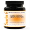 Earth Cap Mushrooms Sunrise 6 Mushroom Supplement Capsule - Chaga, Cordyceps, Lion's Mane, Maitake, Reishi, Turkey Tail, Real Fruiting Body - No Fillers view 1