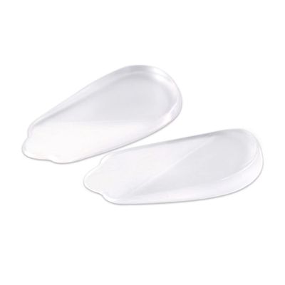 Healvian 5 Pairs Gel Insoles for Men Women Heel Pads O/x-Type Ventilated Shockproof Odorless Foot Care Protector (Size S)