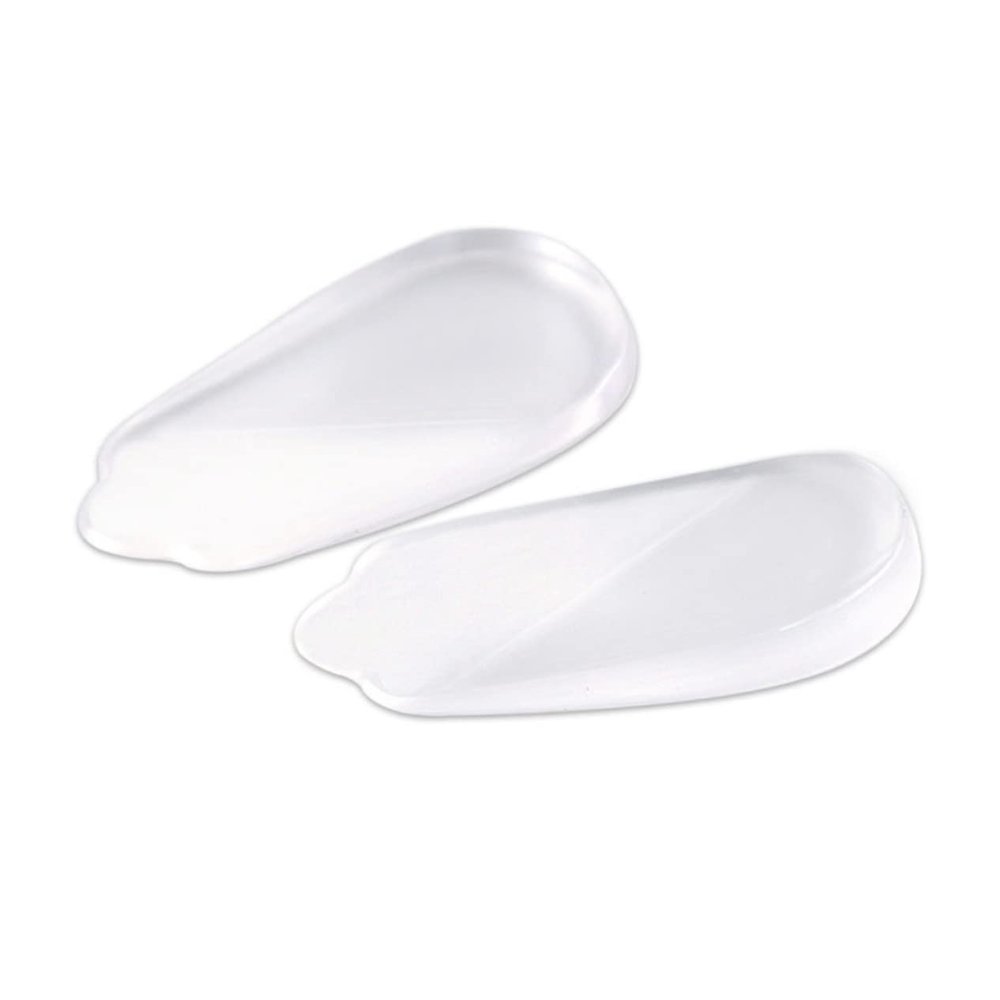 Healvian 5 Pairs Gel Insoles for Men Women Heel Pads O/x-Type Ventilated Shockproof Odorless Foot Care Protector (Size S)