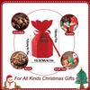 20pcs Christmas Gift Boxes Treat Cookie Favor Party Stacking Set with Lids Merry Christmas Goodie Paper Box Small Size Bow Bulk for Chirldren Mini Wrap Decorative Candy Holiday Santa Presents view 2