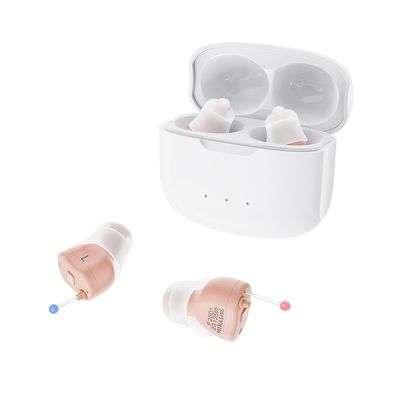 Invisible Hearing Aids, Mirasing CIC Digital Rechargeable Hearing Aids for Seniors & Adults with Noise Cancelling,Portable For Adults Small and Tiny