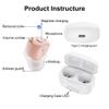 Invisible Hearing Aids, Mirasing CIC Digital Rechargeable Hearing Aids for Seniors & Adults with Noise Cancelling,Portable For Adults Small and Tiny view 3