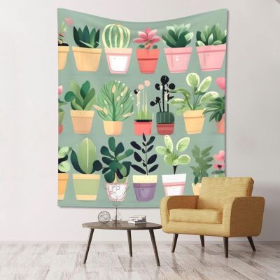 Bonsai Plant Tapestry, Room Decoration Tapestry For Bedroom, Living Room, Etc., 60 X 51 Inches (About 152 X 130 Cm)