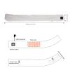 QANYEGN Heating Scarf, Portable Neck Heating Pad, USB Powered by Power Bank, Electric Heated scarf for Neck Pain Relief(white) view 2