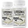 AJAXERRUE Liposomal Calcium AKG Supplement 1500 MG (Alpha-Ketoglutaric Acid), More Effective Than AAKG, Ca AKG for Longevity, Age Defense, Cellular Energy, Metabolic Function, 120 Softgels view 1