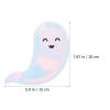 Abaodam Halloween Ghost Plates Disposable Paper Party Plates 5.9 Inch Ghost Shaped Dinner Plates Halloween Dinner Supplies 40 Count view 2