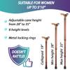 Asterom Walking Cane for Women - Handmade, Adjustable, Stylish - Cool Canes for Seniors Women, Fashionable Walking Sticks view 3