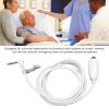 9.8ft Push Bouton Cord with Clip for Nurse Station, 6.35mm Interface Replacement Nurse Call Cord, Red Momentary Call Cable for Emergency Alerts view 4