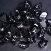 DECORN 2.2lb Bulk Black Obsidian Raw Stones Crystal Set - Obsidian Stone - Black Stones and Crystals - Raw Stones for Tumbling - Wicca and Energy Crystal Healing,2-3cm view 2