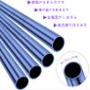 SmarVer Stainless Steel Straws for Food - Portable and Storage Metal Straws Stainless Steel Set, Portable and Space-saving Anti-Rust Effective for Many Occasions, Easy to Clean, Representative of view 4