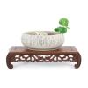 CLoxks Vase Bonsai Base Wooden Vase Base Rectangle Base Display Delicate Retro Teapot Base Bonsai Pedestal Small Pots Wooden Base Decoration Bonsai Base view 4