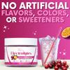 Zero Sugar - Cherry Passionfruit Electrolytes Powder - Refreshing Hydration - Caffeine Free Energy with All Natural Ingredients - Vegan, Keto, Paleo - Sugar Free Electrolytes Drink Mix - 30 Servings view 3