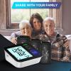 Blood Pressure Machine Upper Arm, 3 Size Cuffs, S, M/L and XL, Small 7"-9", Medium/Large 9"-17" and Extra Large X-Large Cuff 13"-21", Accurate Automatic Digital BP Monitor Home Use, Large Backlit LCD view 4