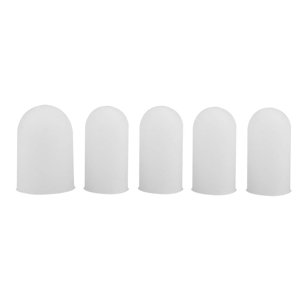 5PCS Thumb Protector, Thumb Protector Silicone Finger Covers Protection for Finger Tips Rubber Fingers Tips for Embroidery, Sewing, Cutting