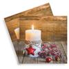 AM Decor 20 Count 3-Ply Luncheon Paper Napkins for Holiday Dinner Party Decorative Decoupage - 13" x 13" (Unfolded) Christmas Light view 2