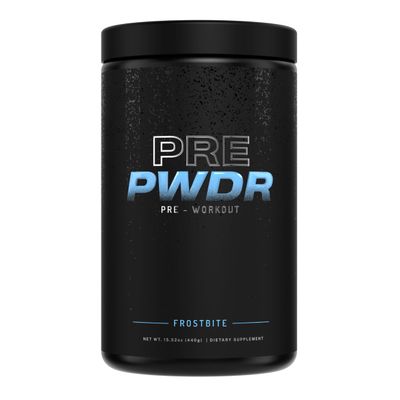 PWDRS Pre-Workout Powder, All Natural Pre Workout for Energy, Pump, Endurance & Strength, with Caffeine (Frostbite)