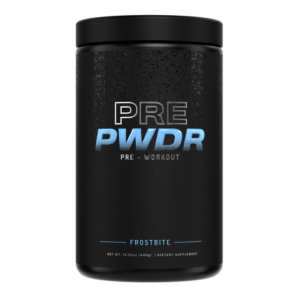 PWDRS Pre-Workout Powder, All Natural Pre Workout for Energy, Pump, Endurance & Strength, with Caffeine (Frostbite)
