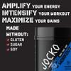 Jocko Fuel Ultimate Pre Workout Powder - Pre-Workout Energy Powder Drink for Men & Women - High Stim Sugar-Free Nootropic Blend to Support Muscle Pump, Energy, & Recovery 200mg Caffeine Blue Raspberry view 4