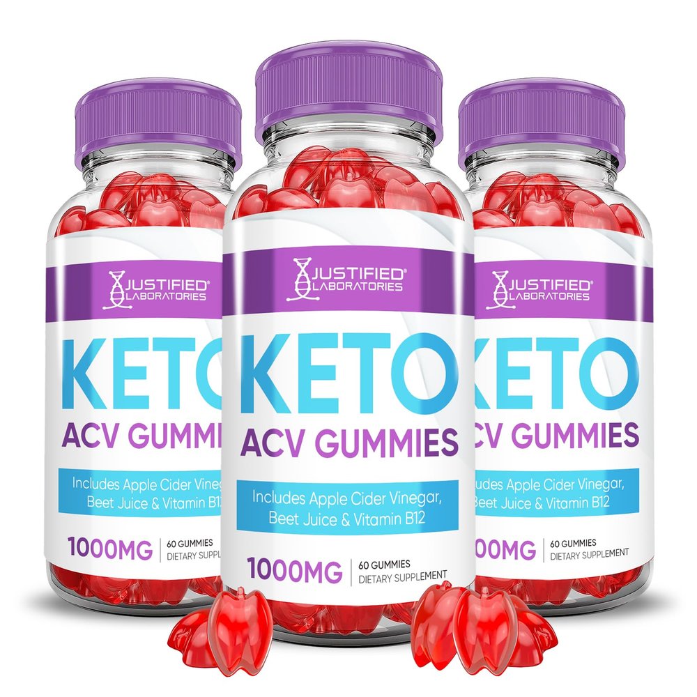 (3 Pack) Keto ACV Gummies Advanced Support Keto Gummys 1000MG Apple Cider Vinegar Formulated with Pomegranate Beet Juice Powder B12 Vegan Non GMO 180 Gummies