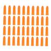 100pcs Wear-Resistant Non-Slip Rubber Cut Resistant Caps Orange Water Protector for Cell Phones Silicone Sleeve Portable Covers view 1
