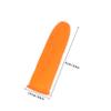 100pcs Wear-Resistant Non-Slip Rubber Cut Resistant Caps Orange Water Protector for Cell Phones Silicone Sleeve Portable Covers view 2