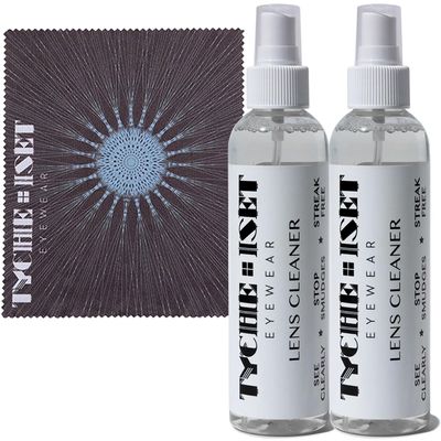 3pc Value Pack, Cleaning Kit for Glasses + 1 Microfiber Cloth, 6oz Lens Cleaner Made in USA, Phone, Eye Glasses, Electronics, Computer Screens, Camera Lens, Safe for All Coatings, Expert Formula
