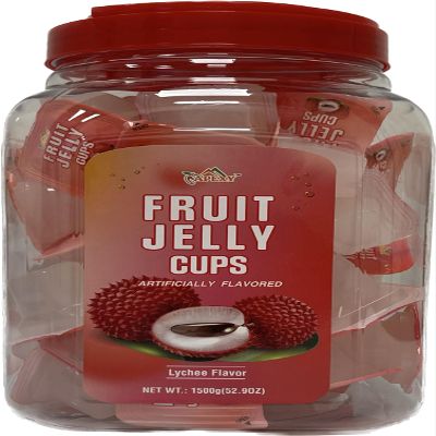 Apexy Fruit jelly cups Fruit Jelly Candy Jelly Cups Lychee Flavor 52.9oz