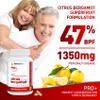 BergaMet Citrus Bergamot SuperFruit PRO+ Supplement, 200:1 Extract, 1350mg, 80% Polyphenols, Olive Leaf Extract, 47% BPF, World's Strongest, 90 Capsules, Backed by Clinical Studies, Made in The USA view 2