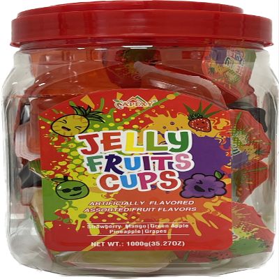 Apexy Fruit Jelly Cups, Lychee & Assorted Flavors Variety Pack, Juicy Bite-Size Jelly Snacks, Individually Wrapped, Fun Treat for Kids & Adults (assorted 35.27oz)