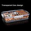 DYUNCZ Cigar Humidors, Transparent Humidor Cigar Box, Acrylic Cigar Humidor, with Moisturizing Pack and Electronic Hygrometer and Spanish Cedar Wood, Holds 30-100 Cigars (Size : Larg) view 3
