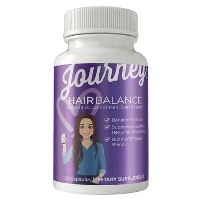 Bariatric Eating Journey Hair Balance Nutrient Boost for Hair, Skin and Nails (120 Capsules)