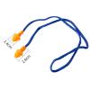 5 Pairs of Silicone Earplugs with Ropes for Sound Insulation,Noise Reduction,and Noise Prevention,Suitable for Sleep/Study/Travel,Reusable view 3