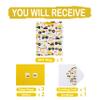 13" Large Construction Vehicle Gift Bag Set with Greeting Card and Tissue Paper (Yellow Car Design) for boys, Construction Kids Birthday Party, Baby boy, Baby Shower, Truck, Newborn -10.2x5.2x13, 1 Pcs view 3