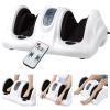 ARLIME Shiatsu Foot Massager with Remote, 4 Modes Deep Kneading Rolling, Leg Ankle & Calf and Feet Massage for Neuropathy, Pain Relief, Plantar Fasciitis, Blood Circulation, White view 2