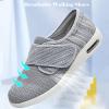 Diabetic Shoes for Men Extra Wide Width,Men's Diabetic Edema Shoes with Adjustable Closure Lightweight for Diabetic Swollen Feet Men 8.5/Women 9.5 Dark Blue view 2