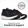 ABEO MXV Shift Womens Metatarsal Footbed Walking Shoes | Orthopedic Shoes for Women | Ball of Foot Pain Relief | Metatarsalgia Shoes Black, 5 Medium view 2