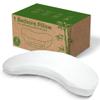 Zomaple Bedsore Pressure Relief Pillow, White  Offload Pressure to Prevent Bed Sores & Ease Turning  30 Positioning, Cooling Gel Top, 2 Non-Skid Removable Covers  Knee Wedge Pillow Versatility view 1