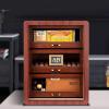 Cigar Box Cedar Wood Cigar Humidor Office Small Cigar Cabinet with Hygrometer and Humidifier view 2