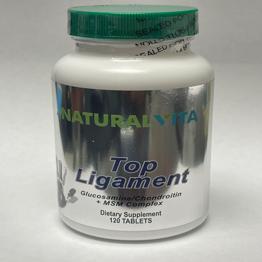 Top Ligament Glucosamine Chondroitin + MSN Complex 120 Tablets (2)