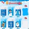 Cholemy 16 Pcs Medium Thick Christmas Gift Bags with Tissue Paper Christmas Kraft Paper Goodie Bags with Handles for Xmas Gift Wrapping Holiday Party Supplies 10 x 8 x 4.4 Inch(Snowman) view 3