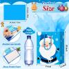 Cholemy 16 Pcs Medium Thick Christmas Gift Bags with Tissue Paper Christmas Kraft Paper Goodie Bags with Handles for Xmas Gift Wrapping Holiday Party Supplies 10 x 8 x 4.4 Inch(Snowman) view 4