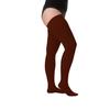Juzo Soft 20-30 mmHg Compression Stockings, Thigh High, Silicone Band, Closed Toe | Compression Socks for Moderate Varicosities & Edema, Post-Sclerotherapy, Post-Op | Chocolate, Medium (III) Short view 1