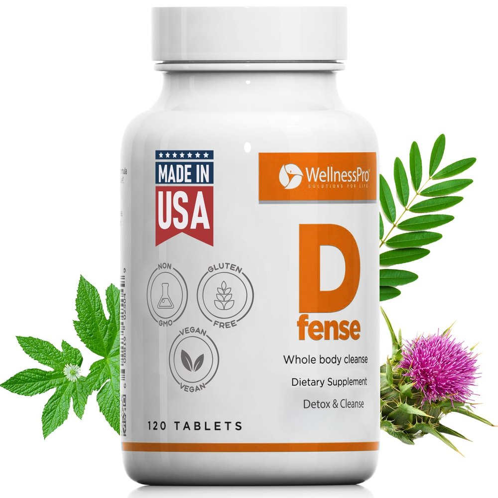 HARMONIFY Detox Cleanse, Gut & Liver Cleanser, Herbal Dietary Supplement, Milk Thistle, Goldenseal, Senna, Calcium & Magnesium, Probiotics, Multivitamin & Multimineral, 120 Tablets