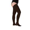 Juzo Soft 20-30 mmHg Compression Stockings, Thigh High, Silicone Band, Closed Toe | Compression Socks for Moderate Varicosities & Edema, Post-Sclerotherapy, Post-Op | Black, Large (IV) Short view 1