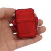Tyenaza 2PCS Torch Lighter Case, IP56 Waterproof Safe Portable Torch Lighter Cover for Outdoor Camping Travel (red) view 2