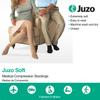 Juzo Soft 20-30 mmHg Compression Stockings, Thigh High, Silicone Band, Closed Toe | Compression Socks for Moderate Varicosities & Edema, Post-Sclerotherapy, Post-Op | Navy, Medium (III) view 2